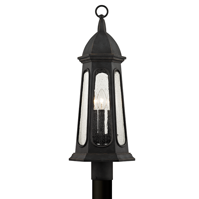 Astor Post with VINTAGE IRON Finish