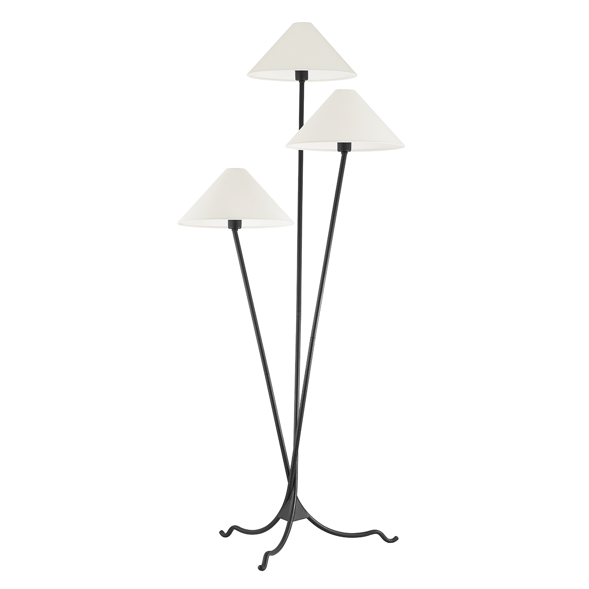 CEDAR Floor Lamp with FORGED IRON Finish