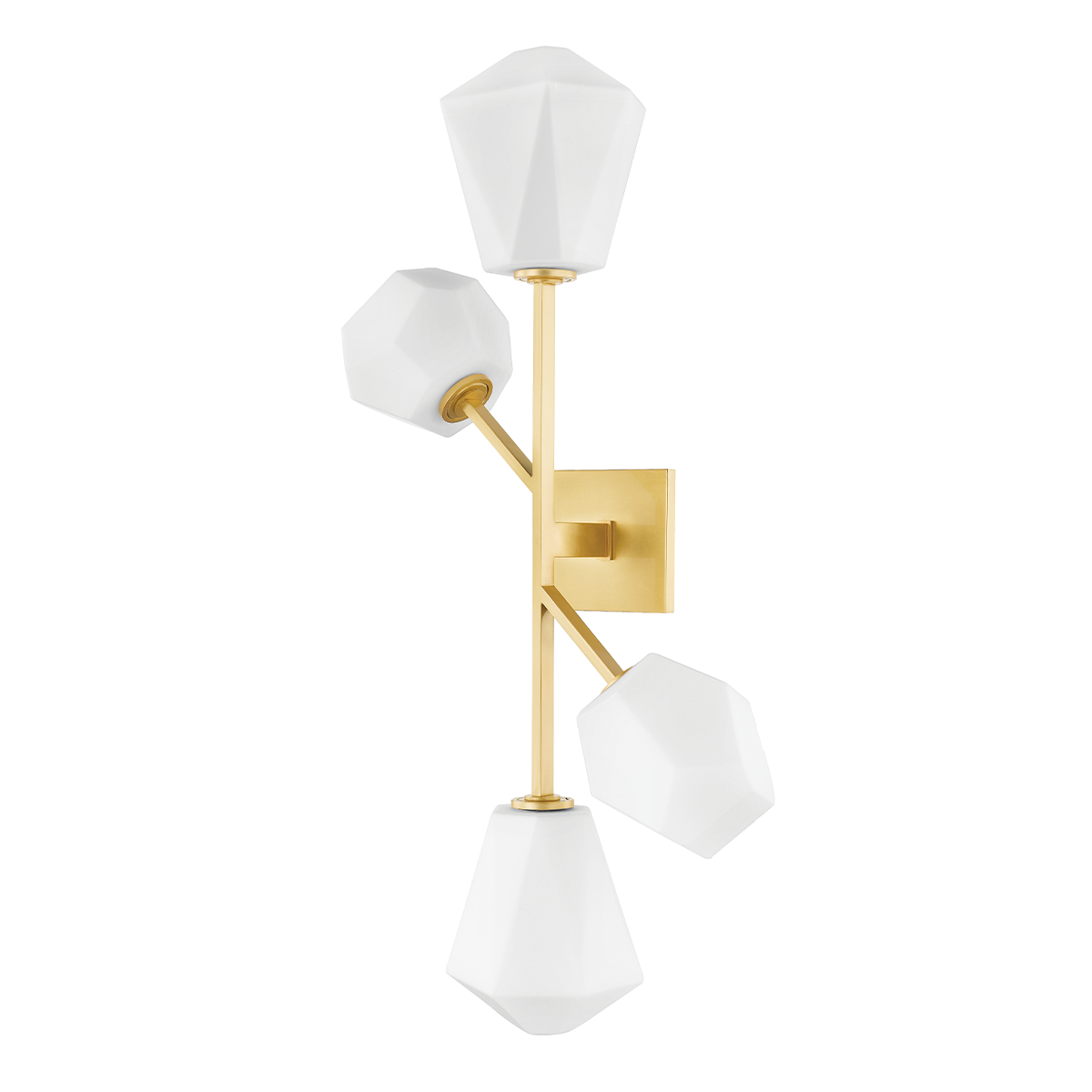 Tring Wall Sconce with Aged Brass Finish