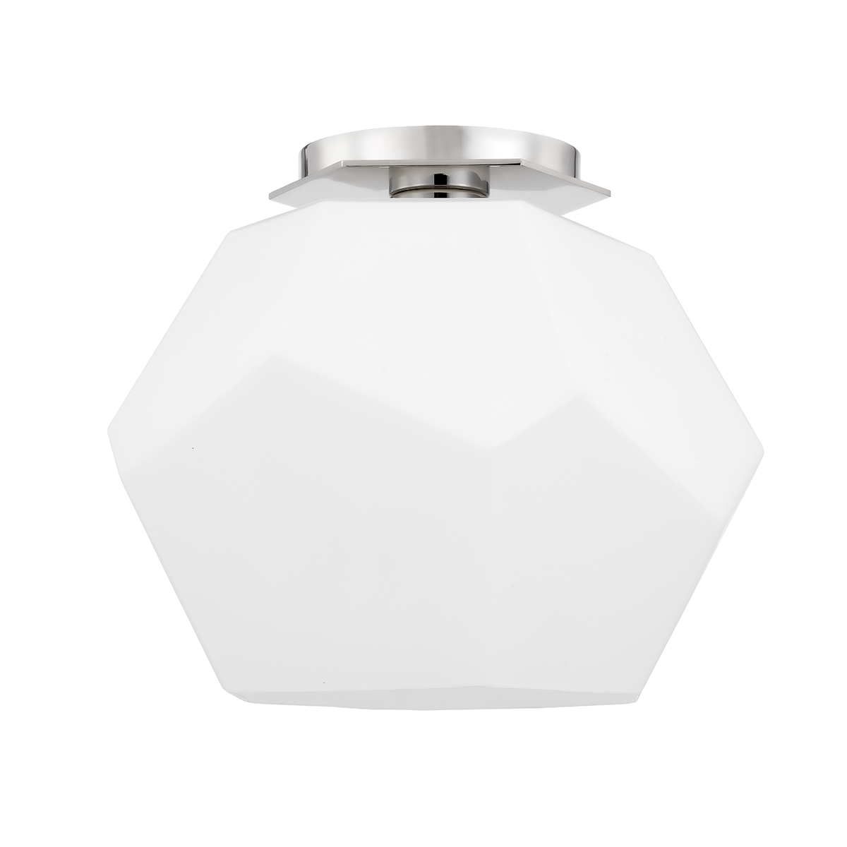 Tring Flush Mount with Polished Nickel Finish