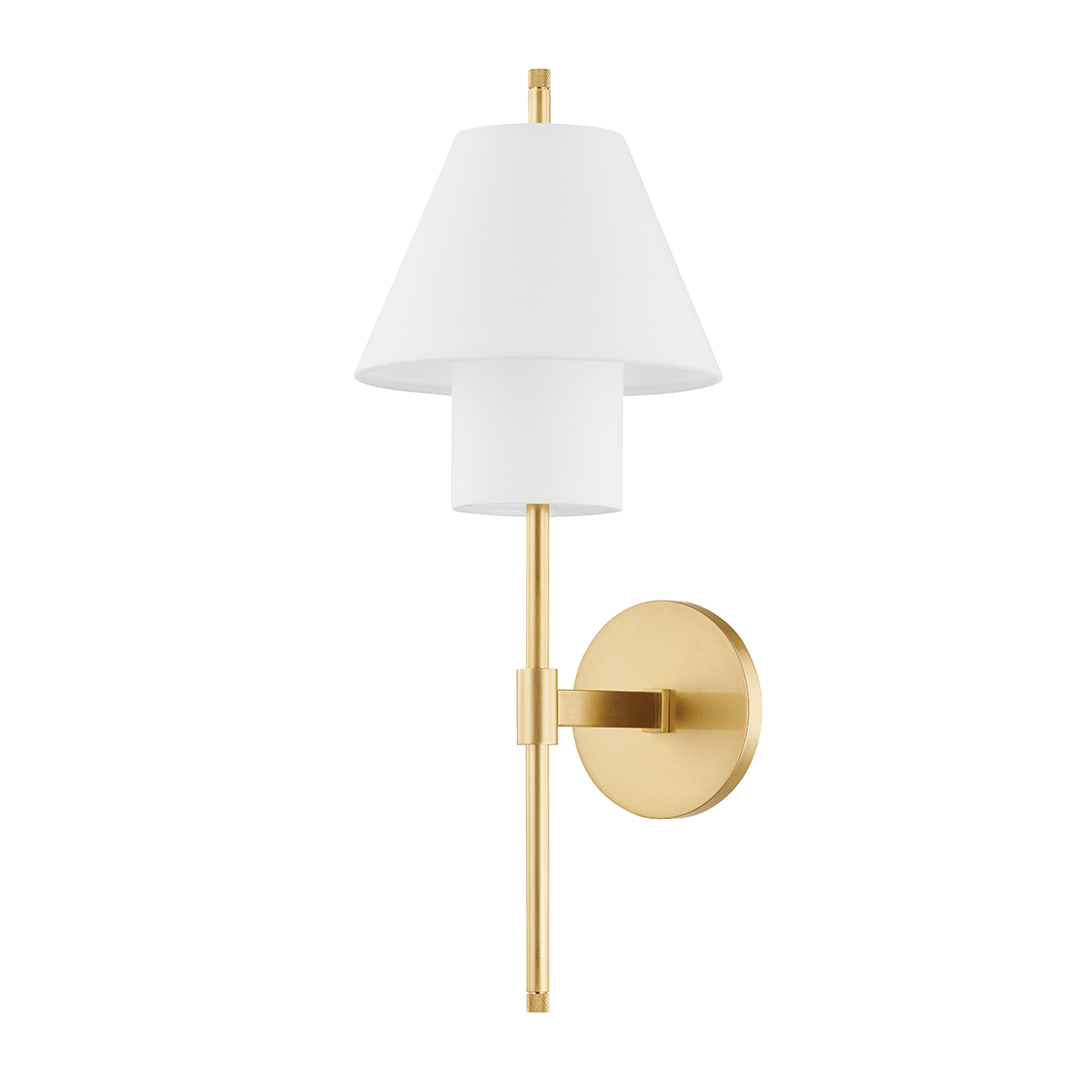 Glenmoore Wall Sconce with Aged Brass Finish