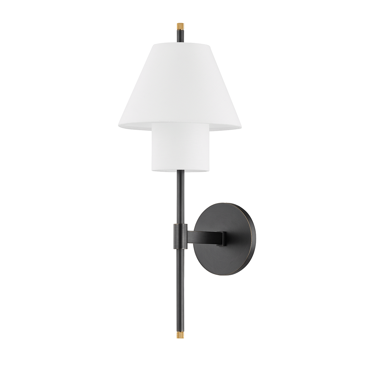 Glenmoore Wall Sconce with Aged Brass Finish
