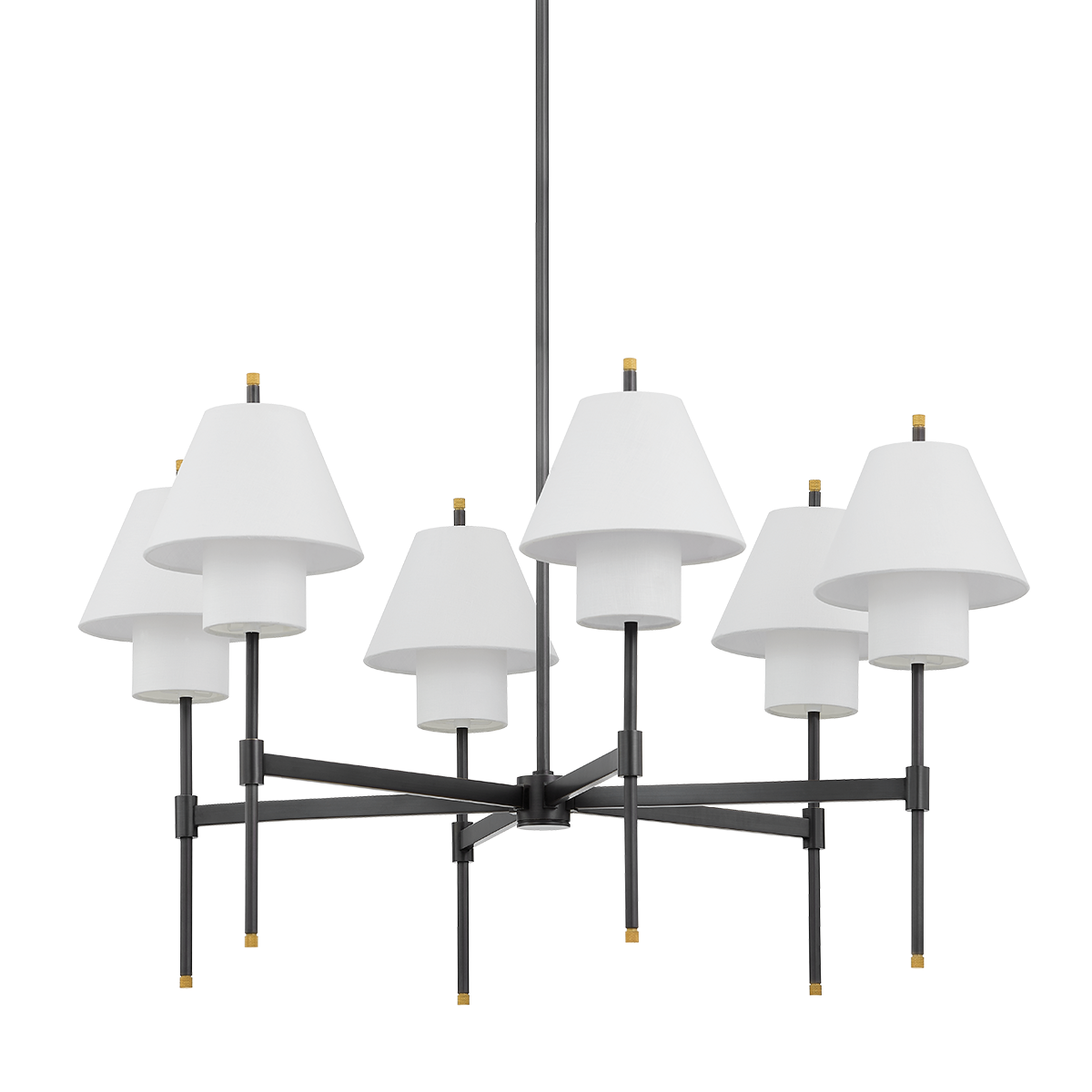 Glenmoore Chandelier with Aged Brass Finish