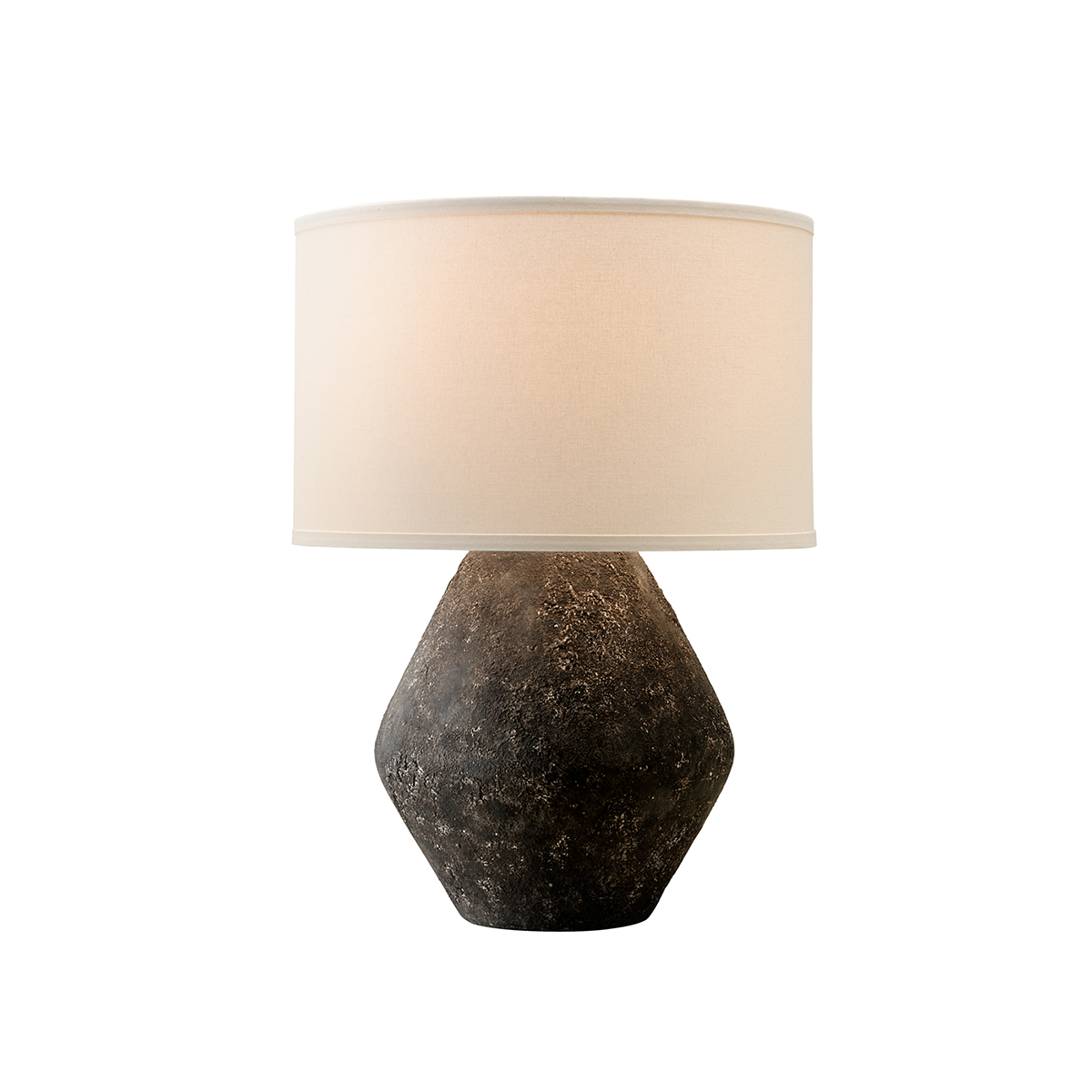 Artifact Table Lamp with Lava Finish