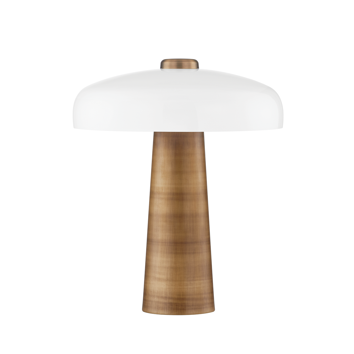 LUSH Table Lamp with PATINA BRASS Finish