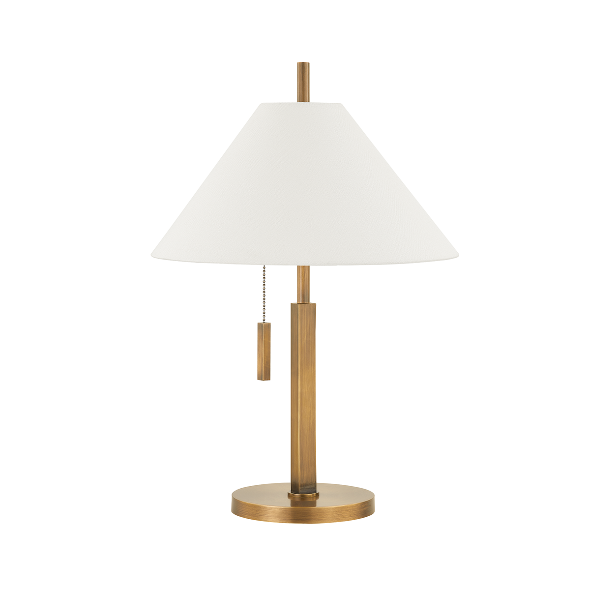 CLIC Table Lamp with PATINA BRASS Finish