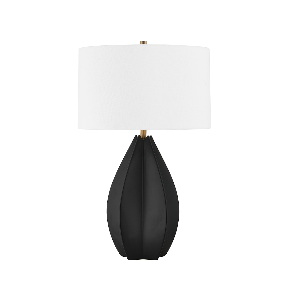 MINERAL Table Lamp with PATINA BRASS Finish