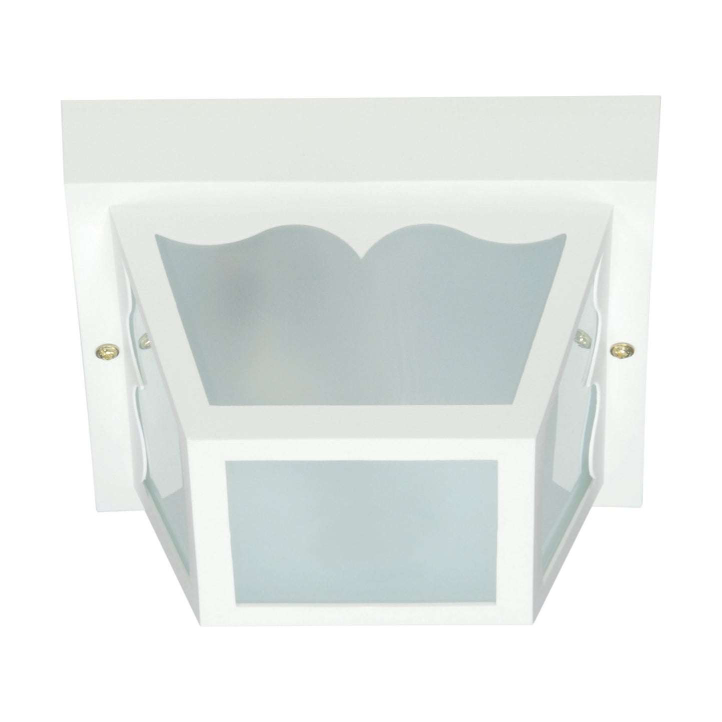1 LIGHT 8" CARPORT FLUSH MOUNT
