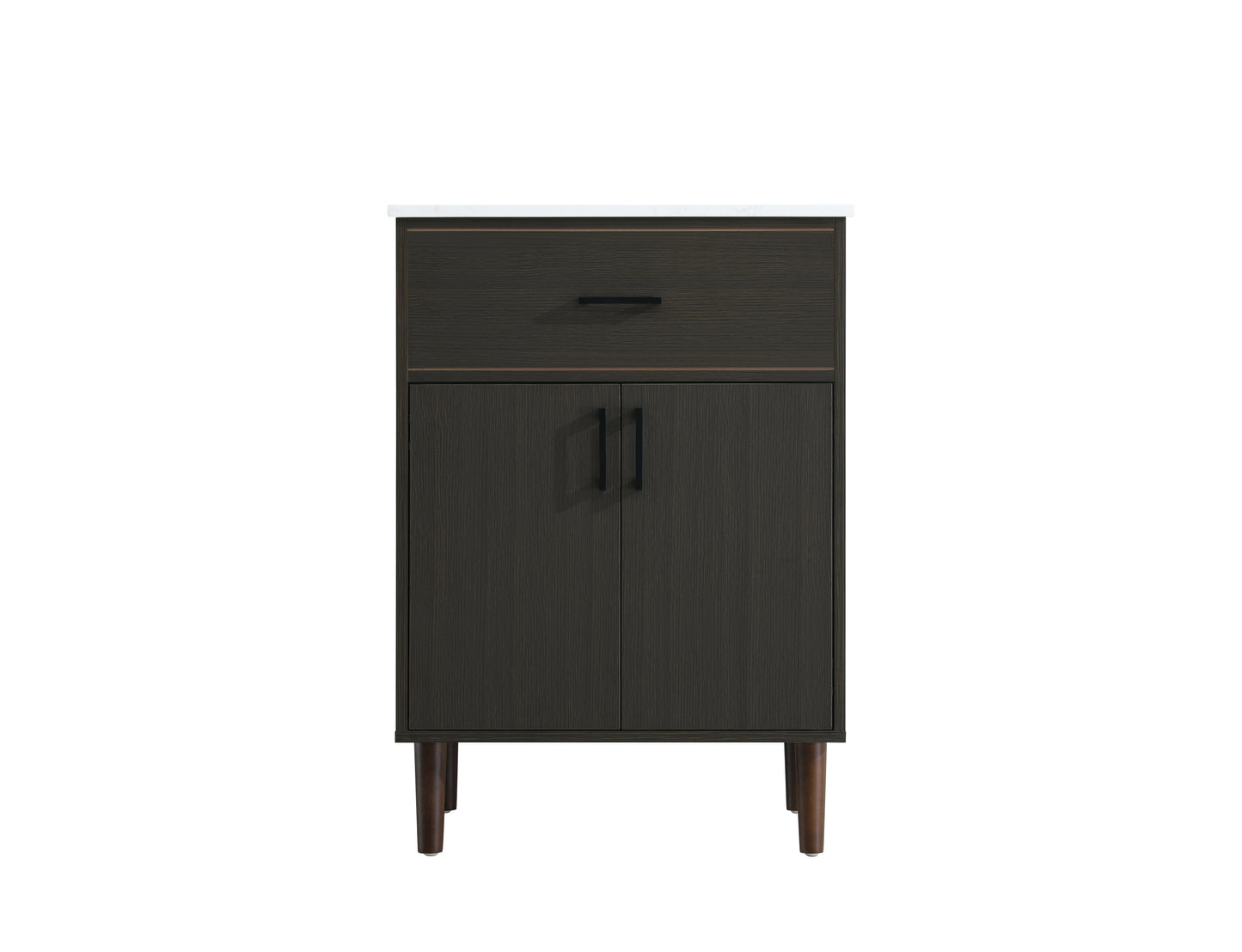 Chandler 24 inch Single Bathroom Vanity in Mocha Brown