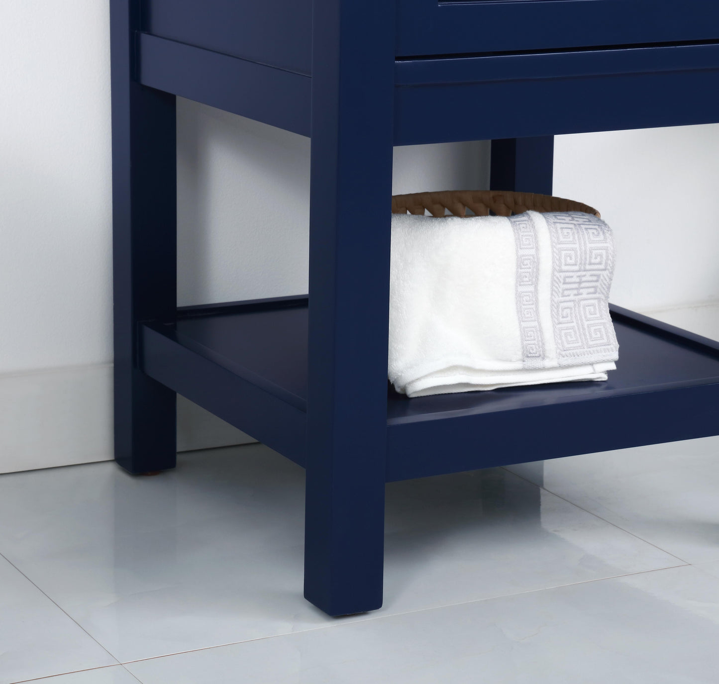 19 inch Single bathroom vanity in Blue