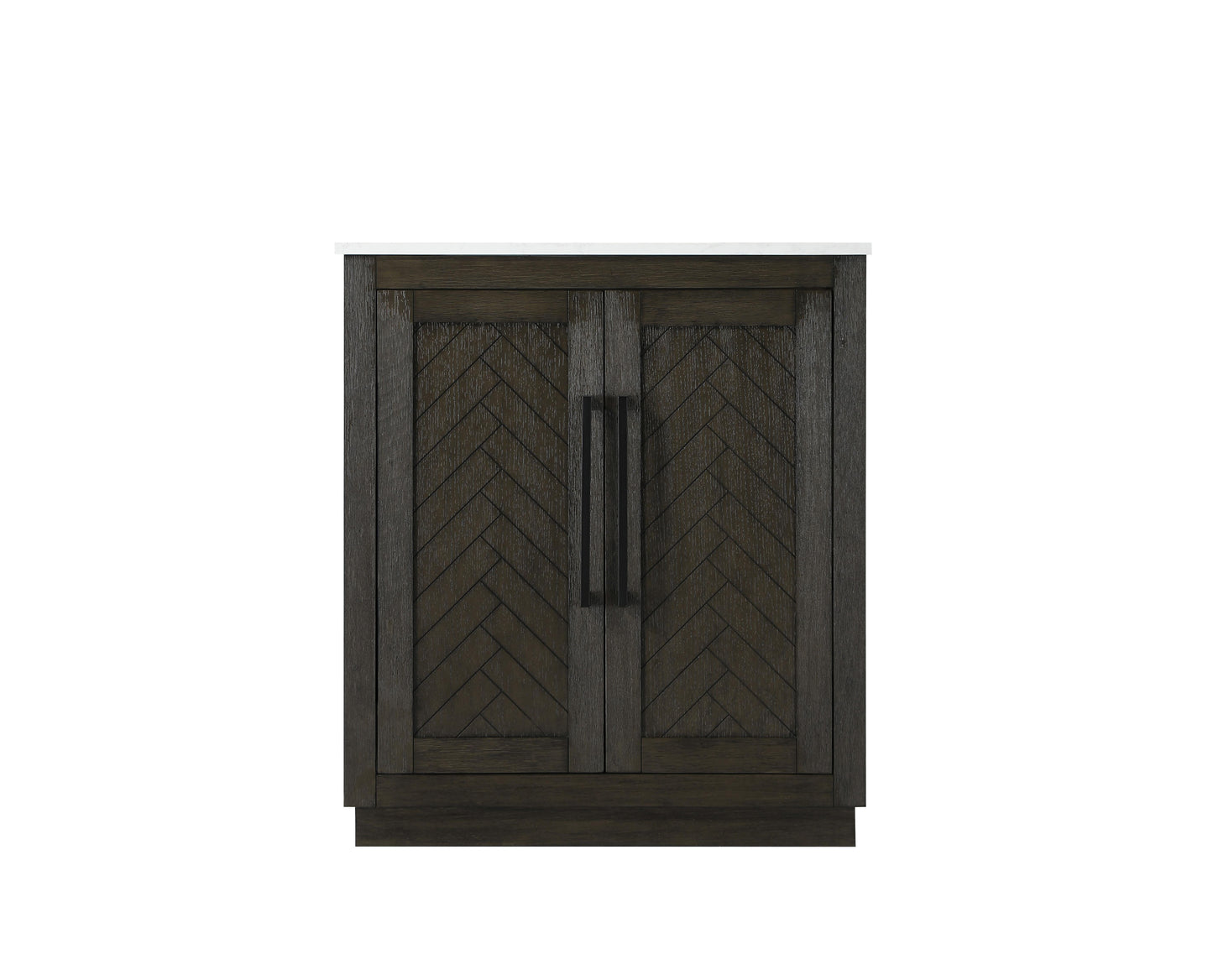 30 inch Single Bathroom Vanity in Chocolate Oak