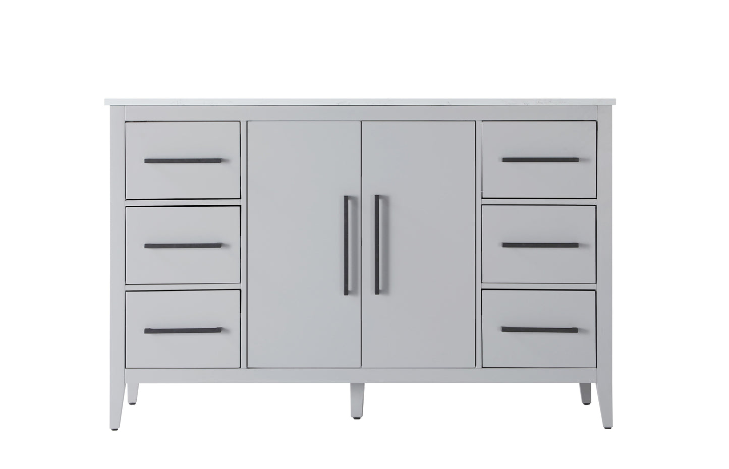54 Inch Single Bathroom Vanity In Grey