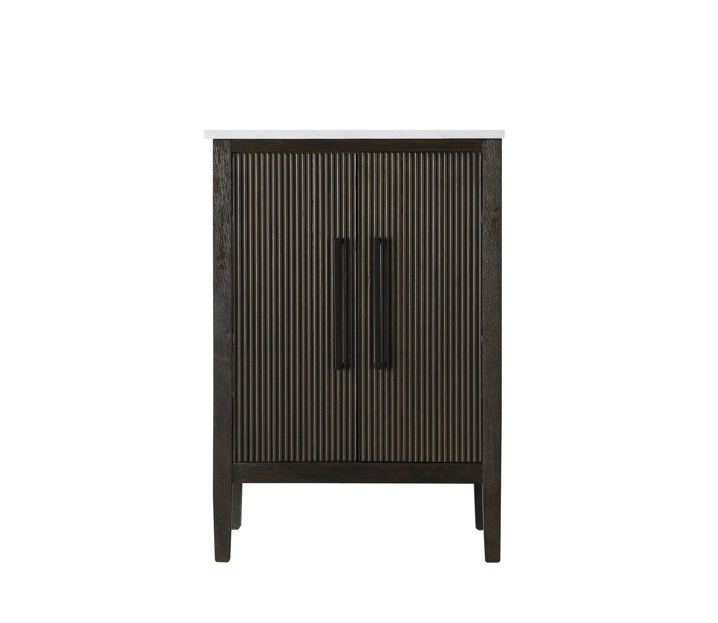 24 inch Single Bathroom Vanity in Chocolate Oak