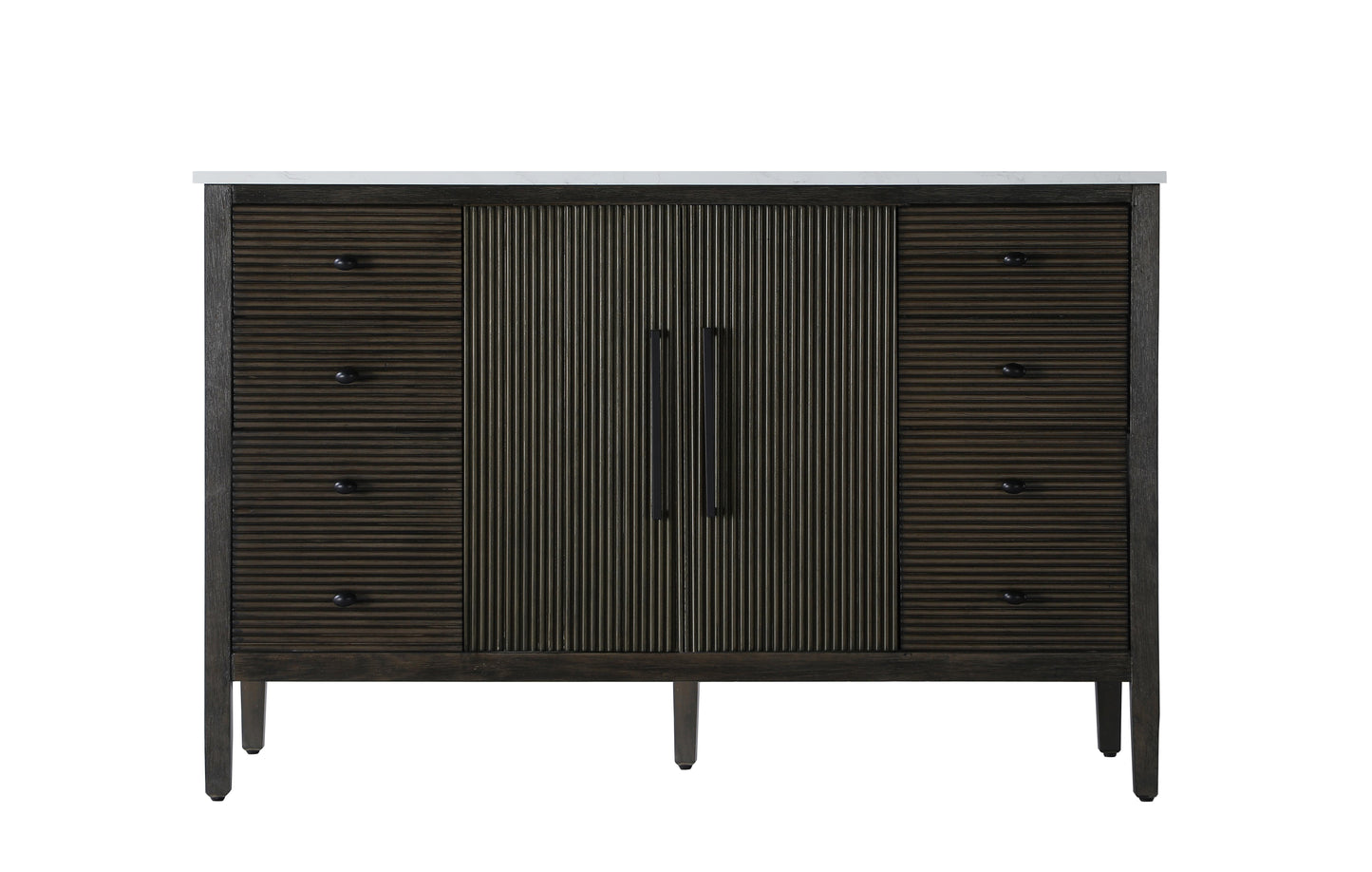 54 inch Single Bathroom Vanity inChocolate Oak