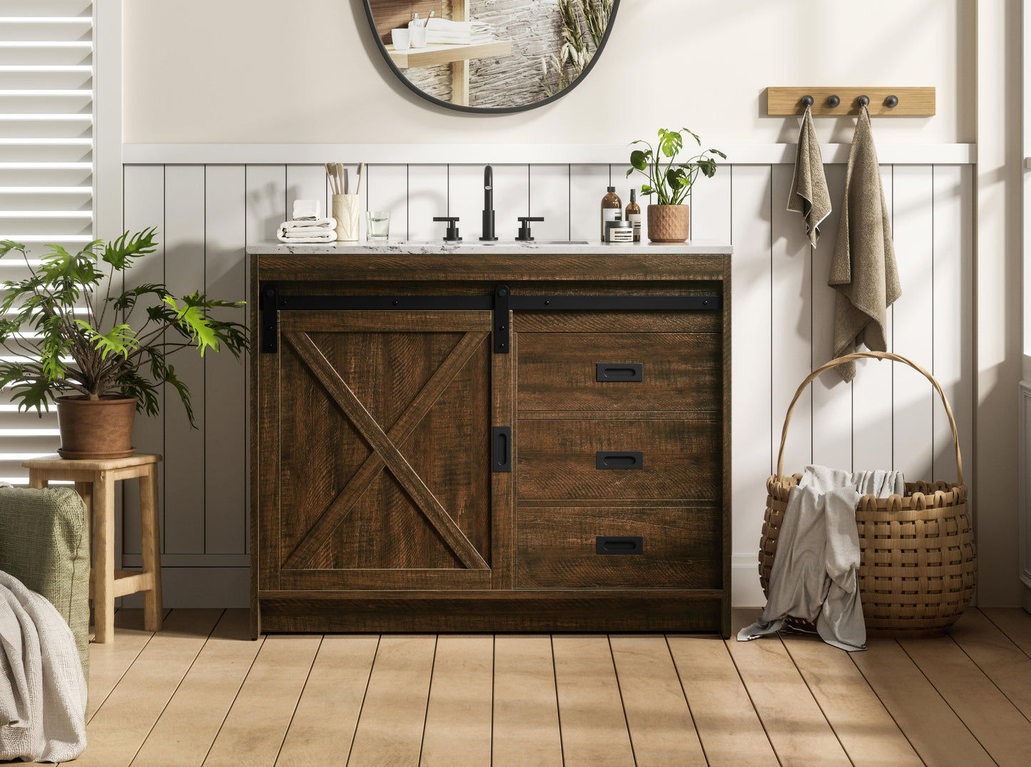 Austin 42 inch Single Bathroom Vanity in Expresso
