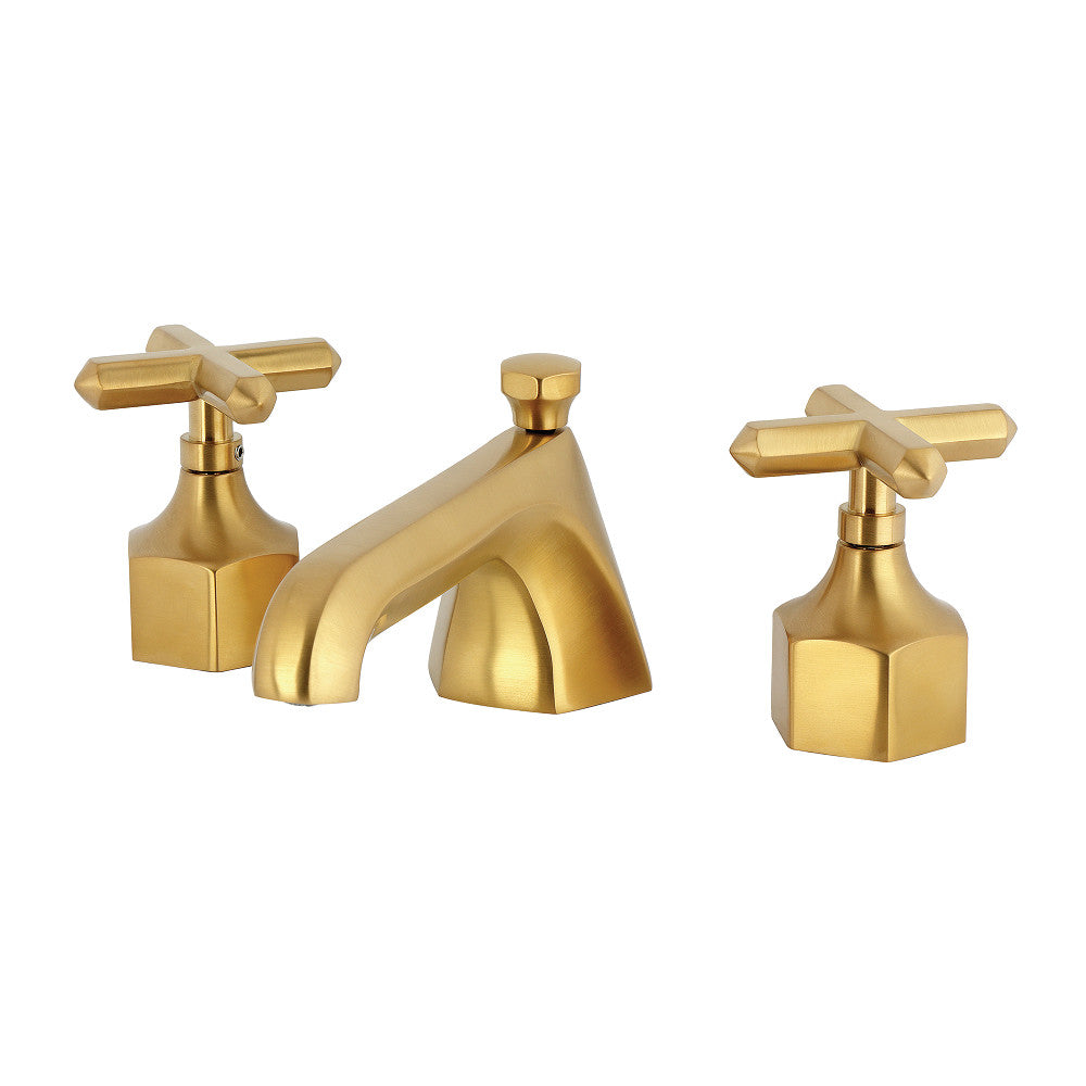 Widespread Bathroom Faucet in Brushed Gold