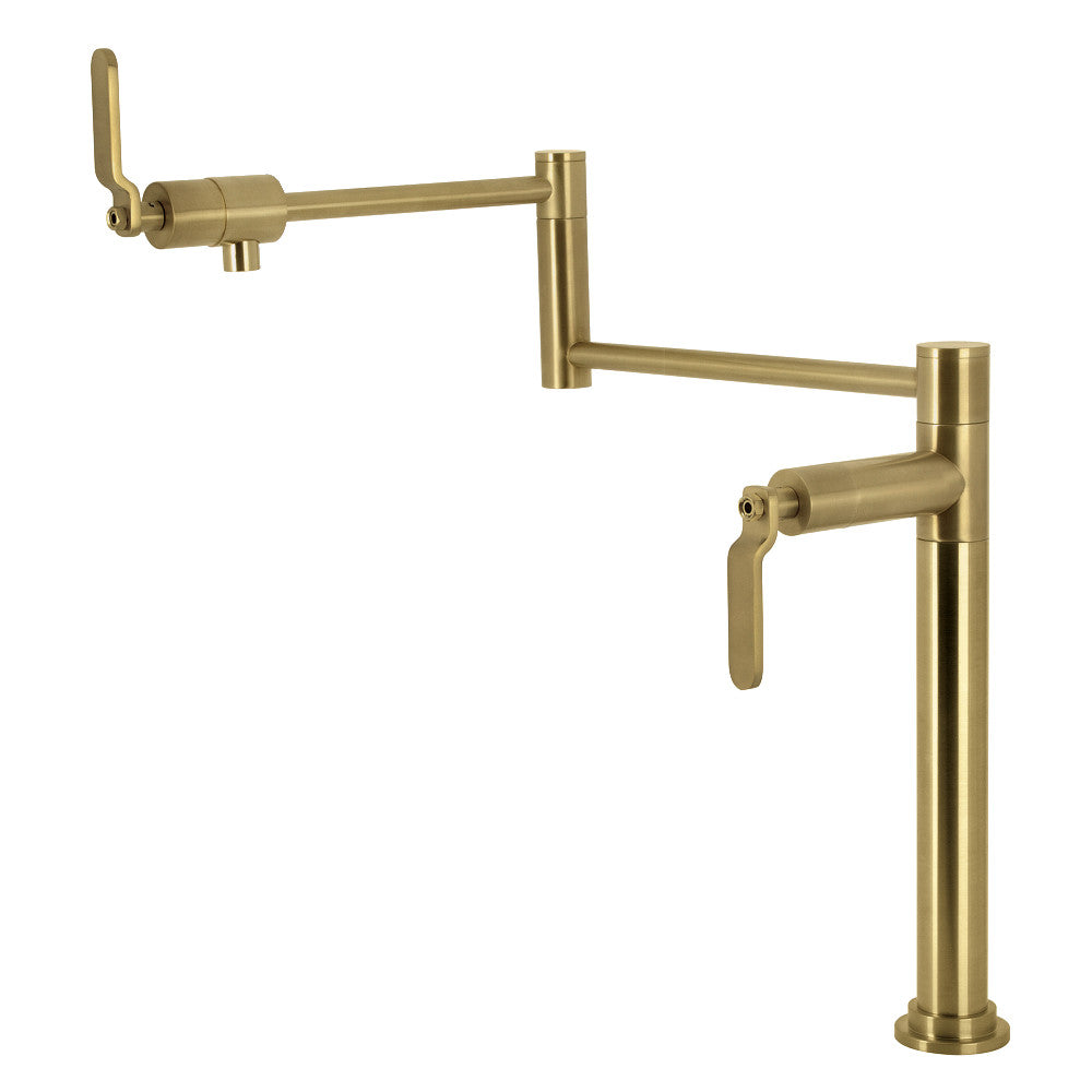Whitaker Pot Filler Faucet in Brushed Brass