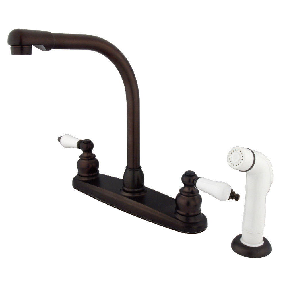 Victorian Centerset Kitchen Faucet in Oil Rubbed Bronze