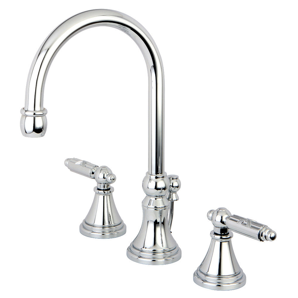 Georgian Widespread Bathroom Faucet in Polished Chrome