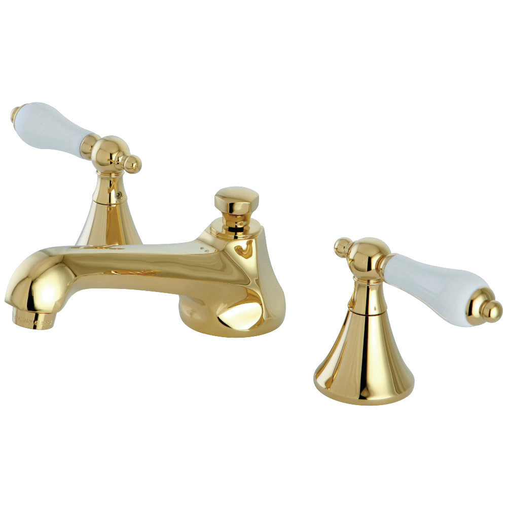 Widespread Bathroom Faucet in Polished Brass