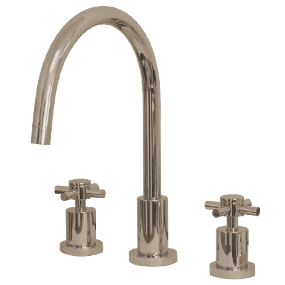 Concord Widespread Kitchen Faucet in Polished Nickel