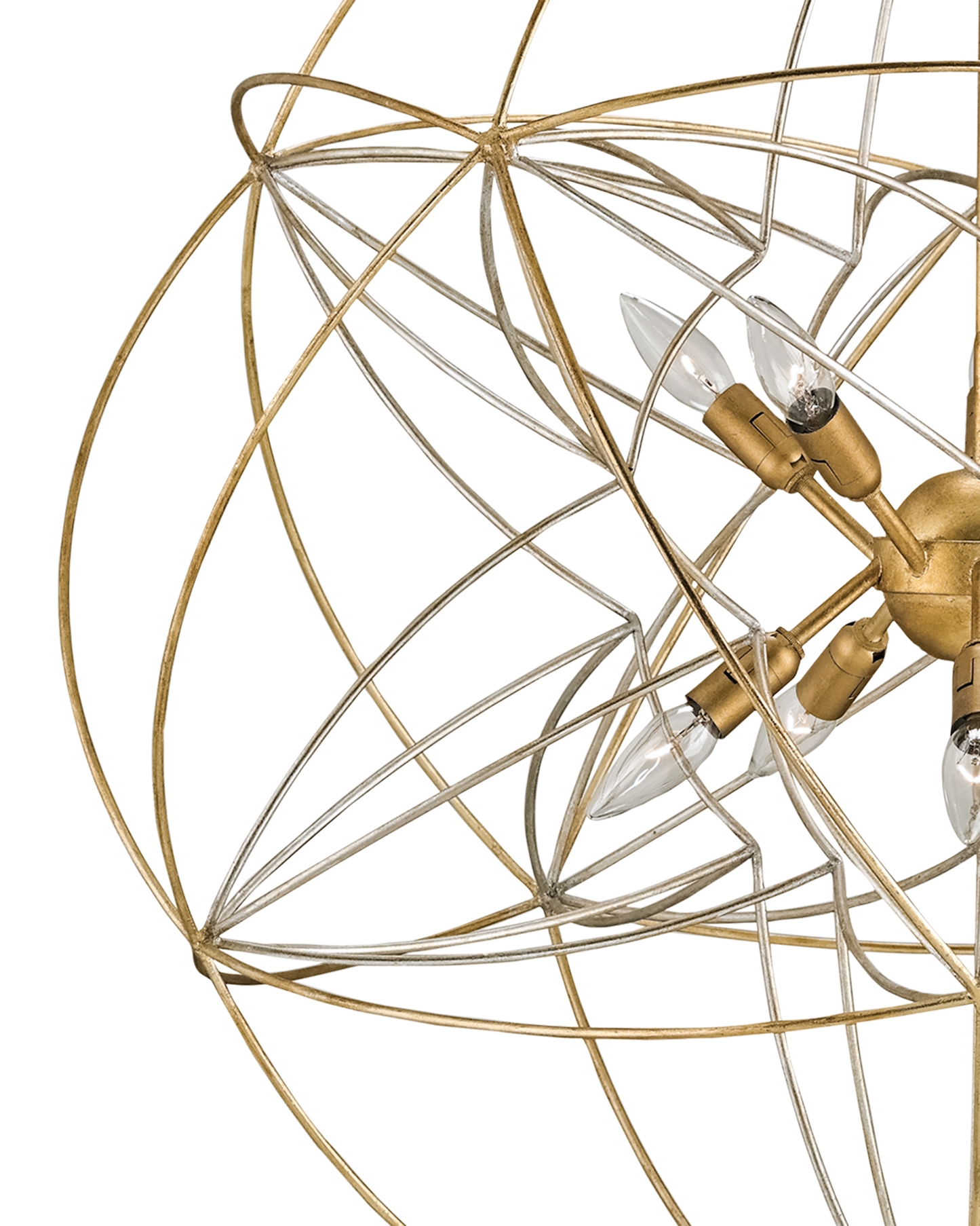 Zenda Gold Orb Chandelier