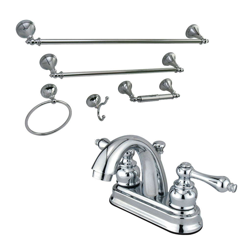 4 Inch Centerset Bathroom Faucet in Polished Chrome