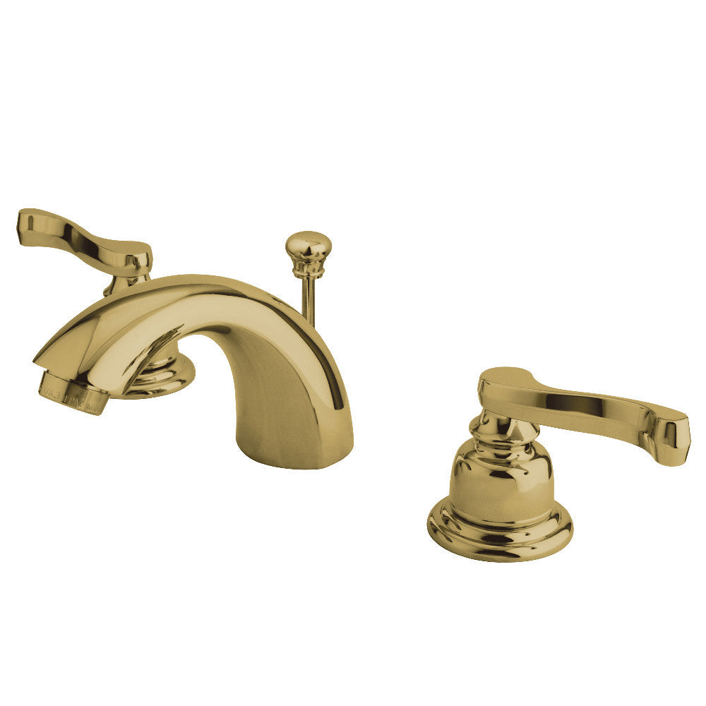 Royale Mini-Widespread Bathroom Faucet in Polished Brass