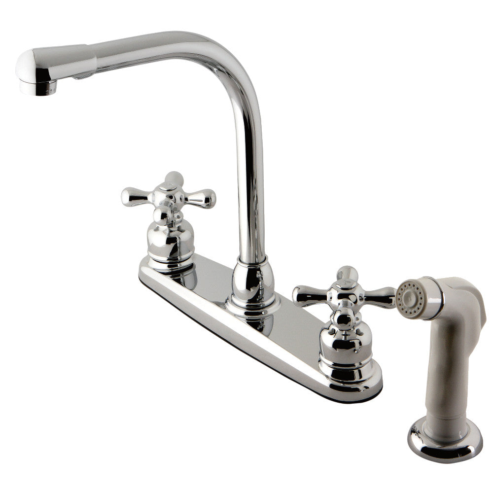 Victorian Centerset Kitchen Faucet in Polished Chrome