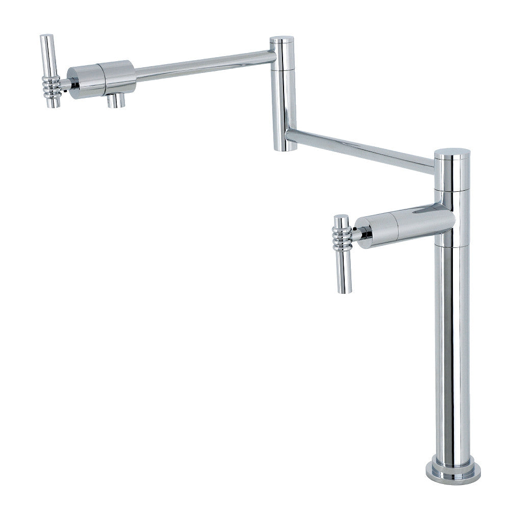 Milano Pot Filler Faucet in Polished Chrome