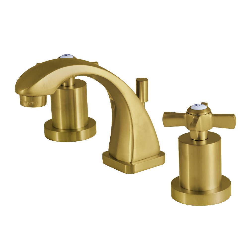 Millennium Widespread Bathroom Faucet in Brushed Brass