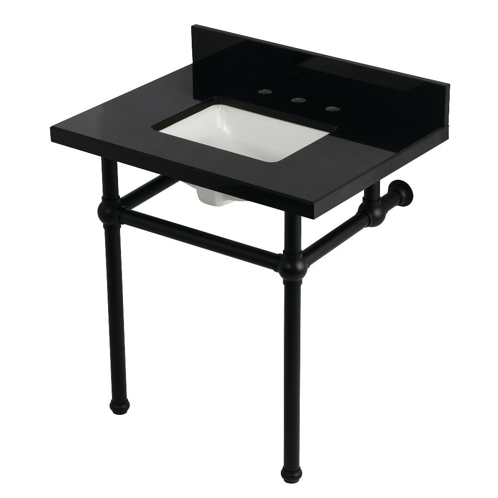 Templeton 30 Inch Console Sink in Black