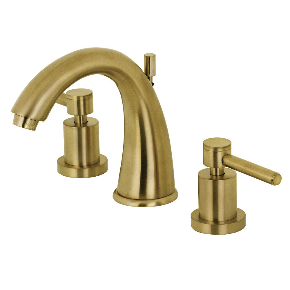 Concord Widespread Bathroom Faucet in Brushed Brass