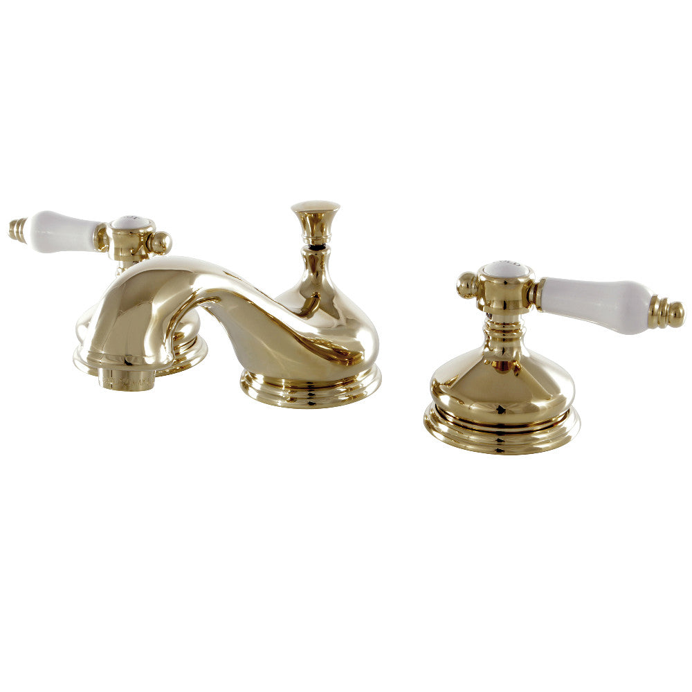 Bel-Air Widespread Bathroom Faucet in Polished Brass