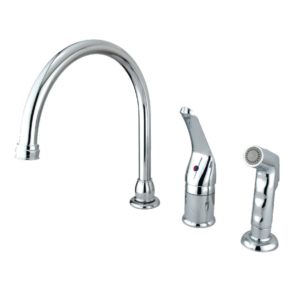 Chatham Widespread Kitchen Faucet in Polished Chrome