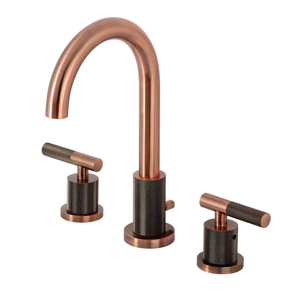 Convergent Widespread Bathroom Faucet in Antique Copper
