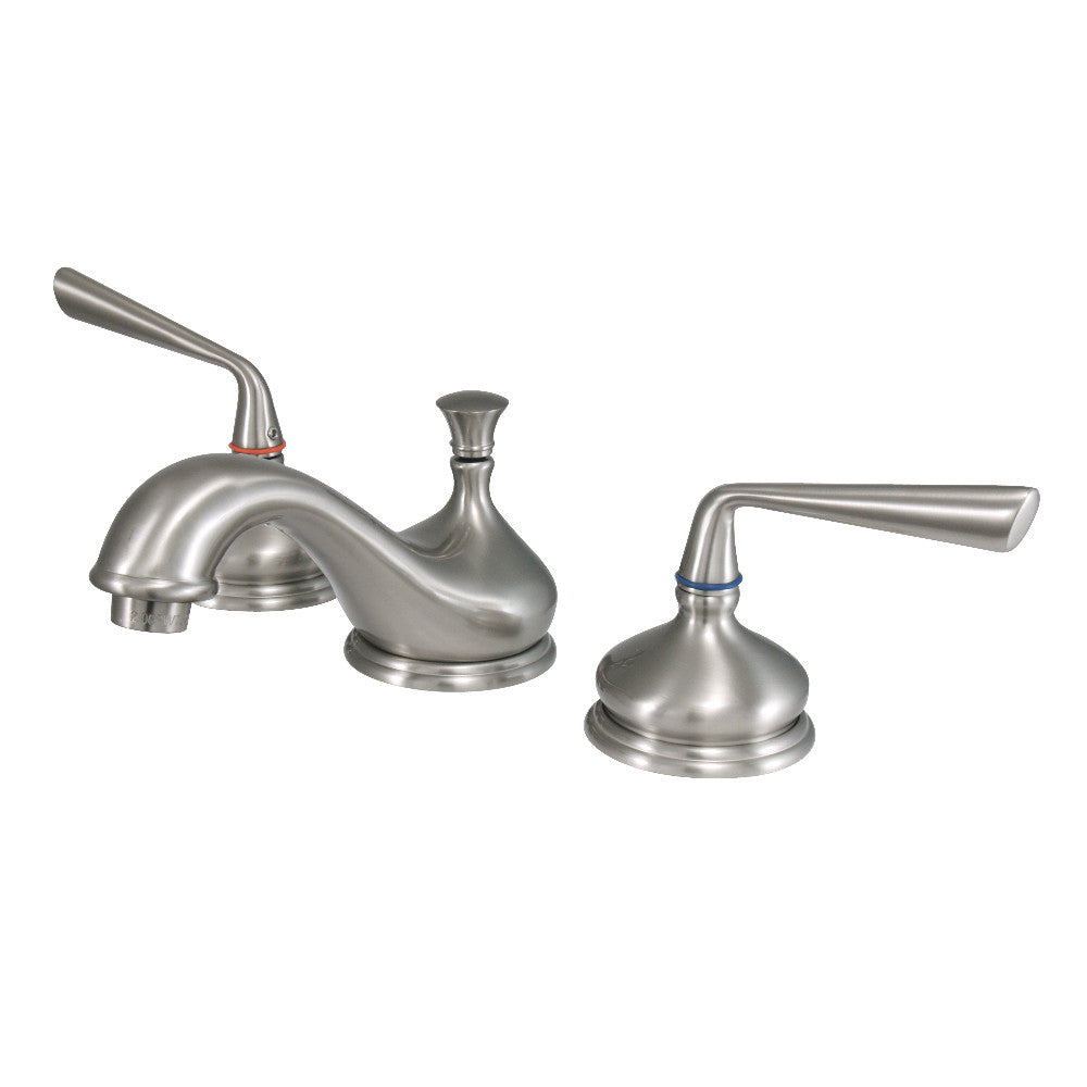 Silver Sage Widespread Bathroom Faucet in Brushed Nickel