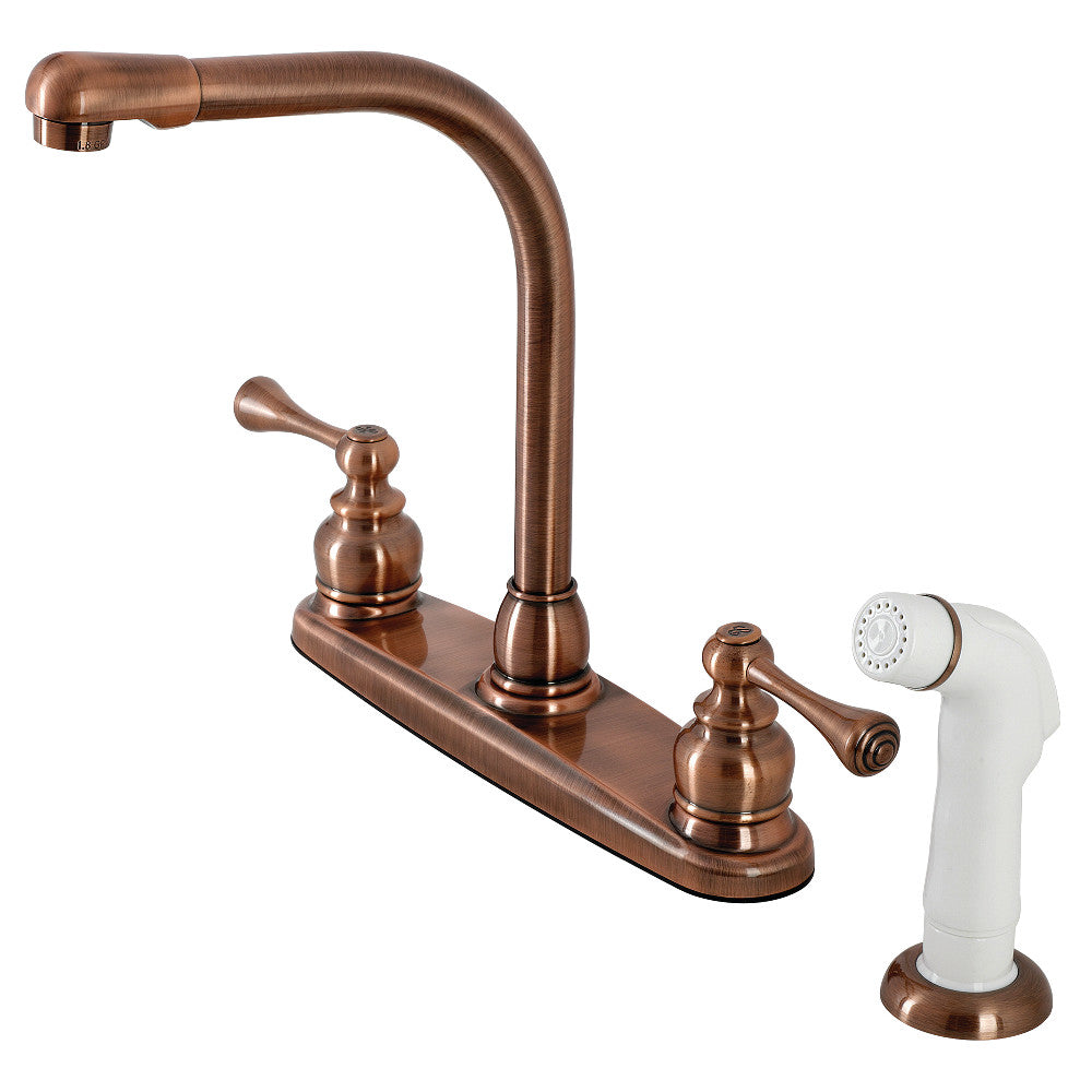 Centerset Kitchen Faucet in Antique Copper