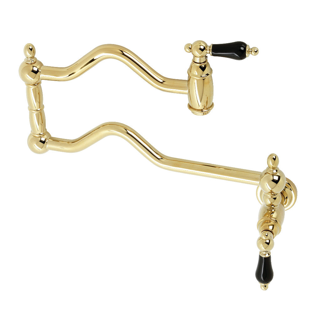 Duchess Pot Filler Faucet in Polished Brass