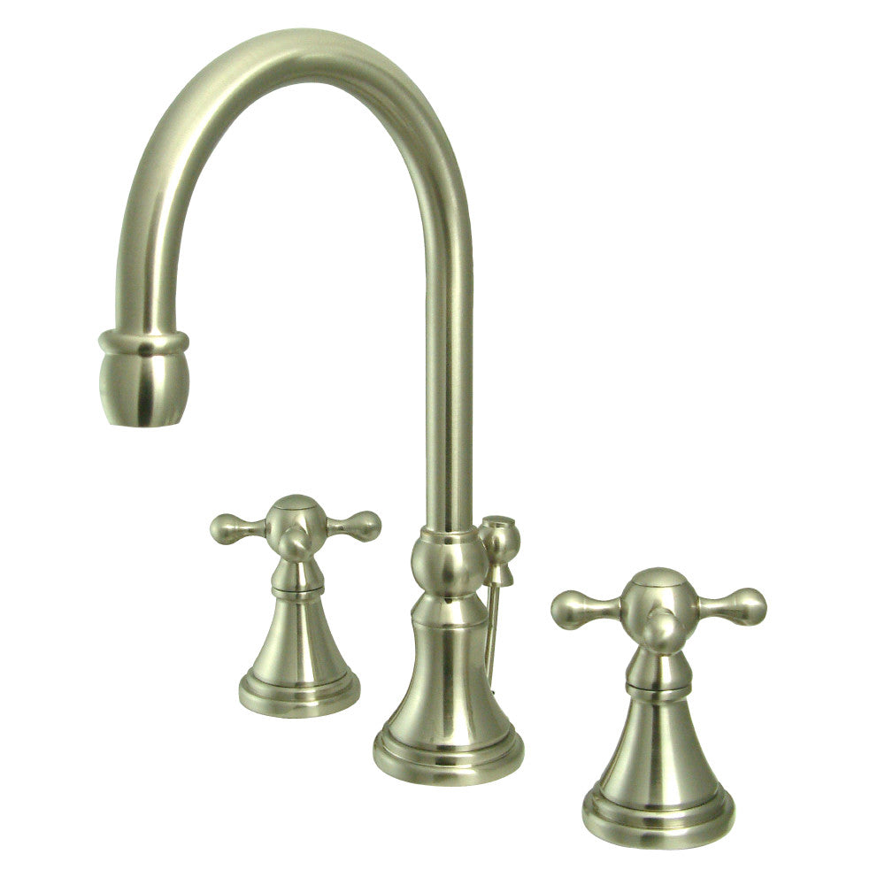 Governor Widespread Bathroom Faucet in Brushed Nickel