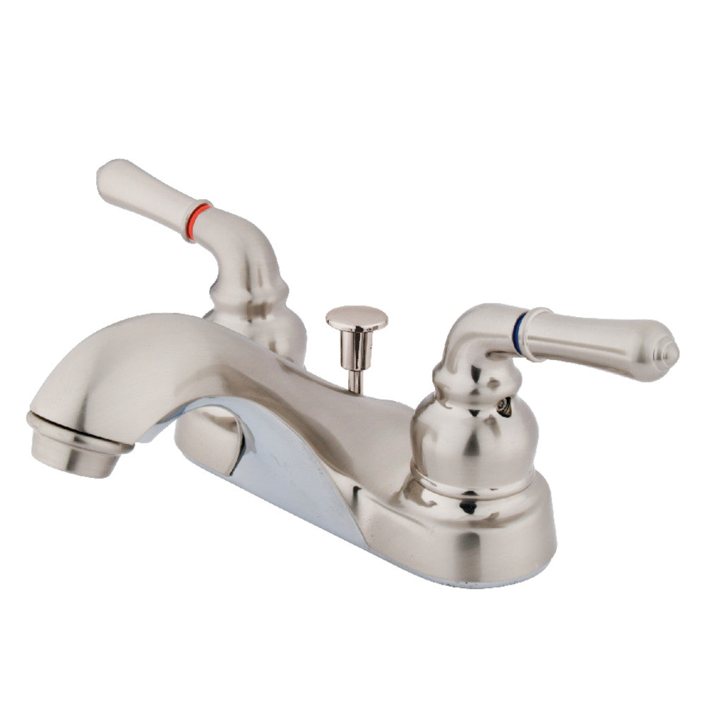 Windsor 4 Inch Centerset Bathroom Faucet in Brushed Nickel