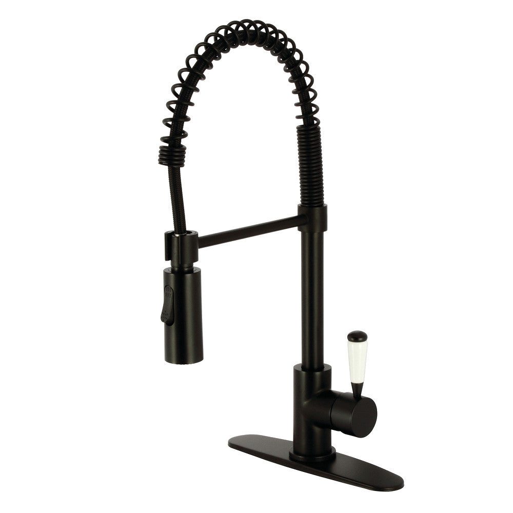 Paris Pre-Rinse Kitchen Faucet in Matte Black