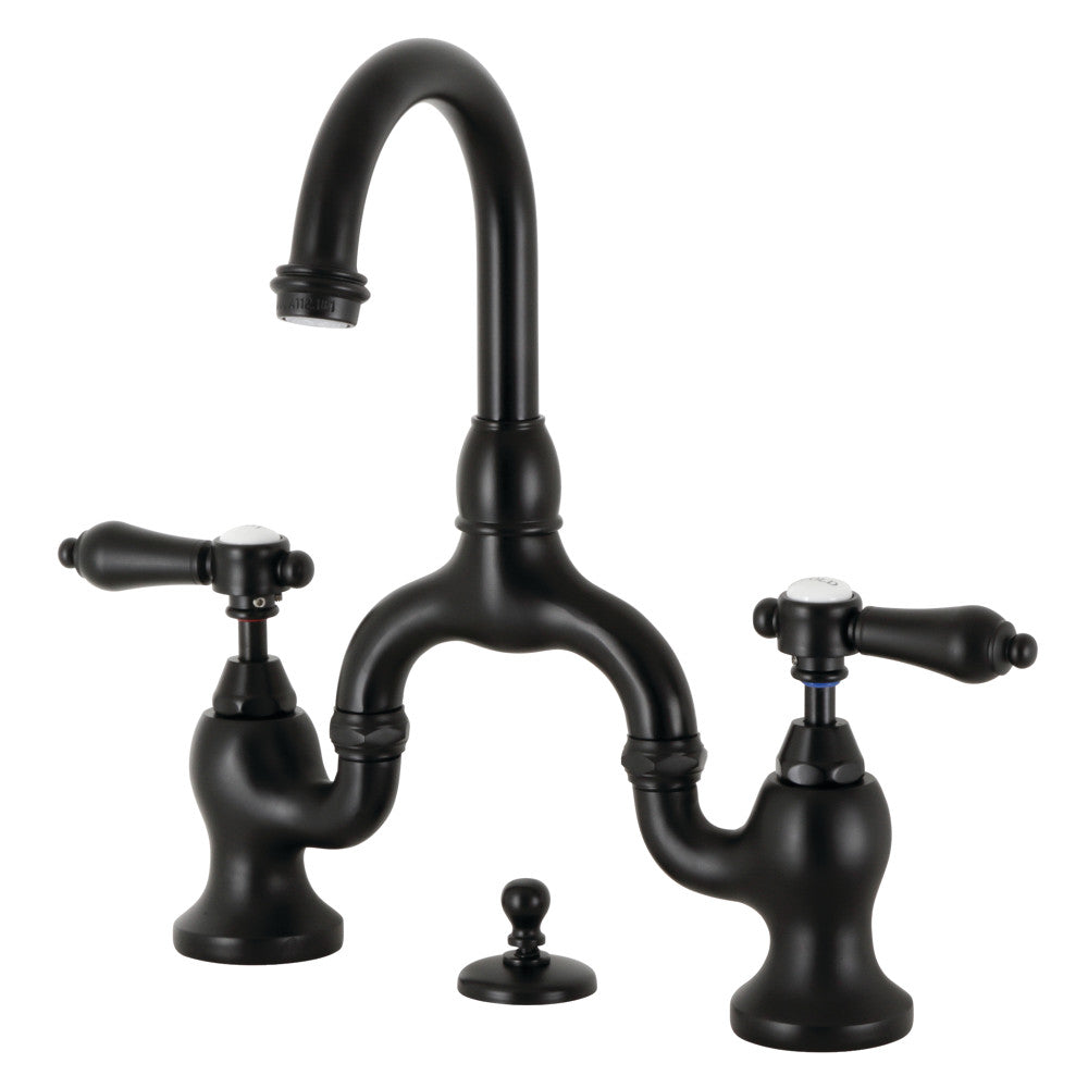 Heirloom Bridge Bathroom Faucet in Matte Black