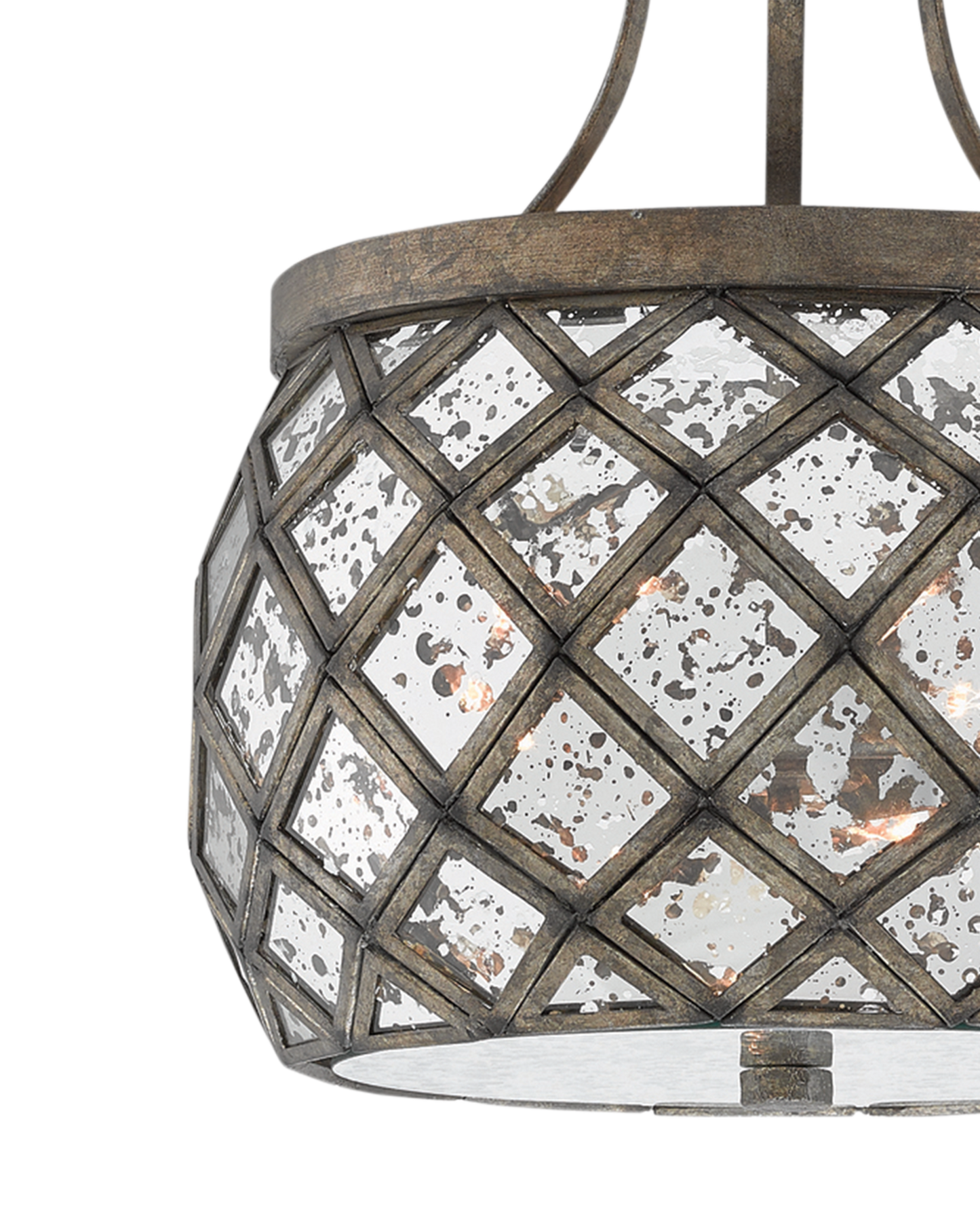 Buckminster Bronze Semi-Flush Mount