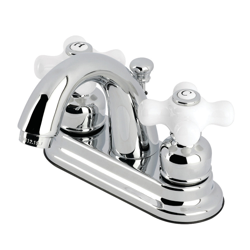 Restoration 4 Inch Centerset Bathroom Faucet in Polished Chrome