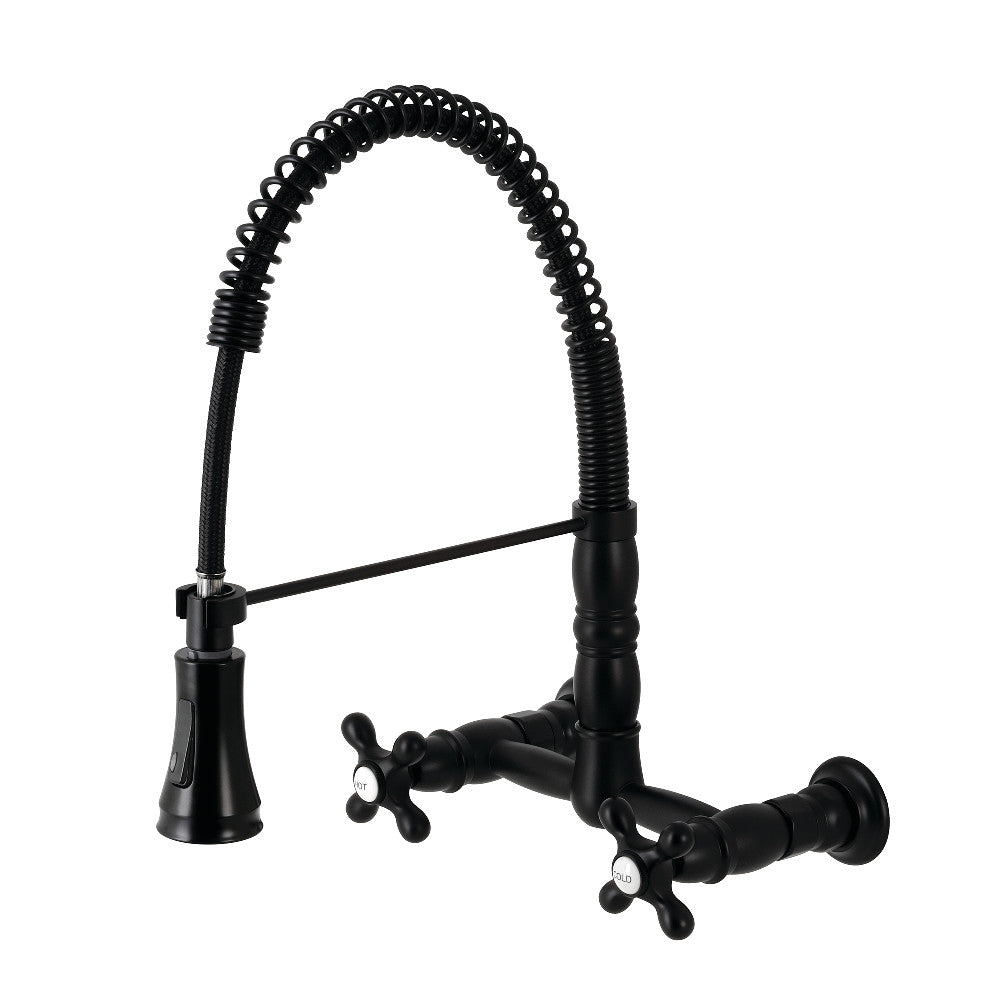 Heritage Pre-Rinse Kitchen Faucet in Matte Black