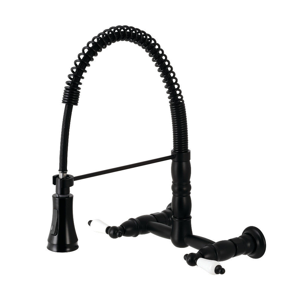 Heritage Pre-Rinse Kitchen Faucet in Matte Black
