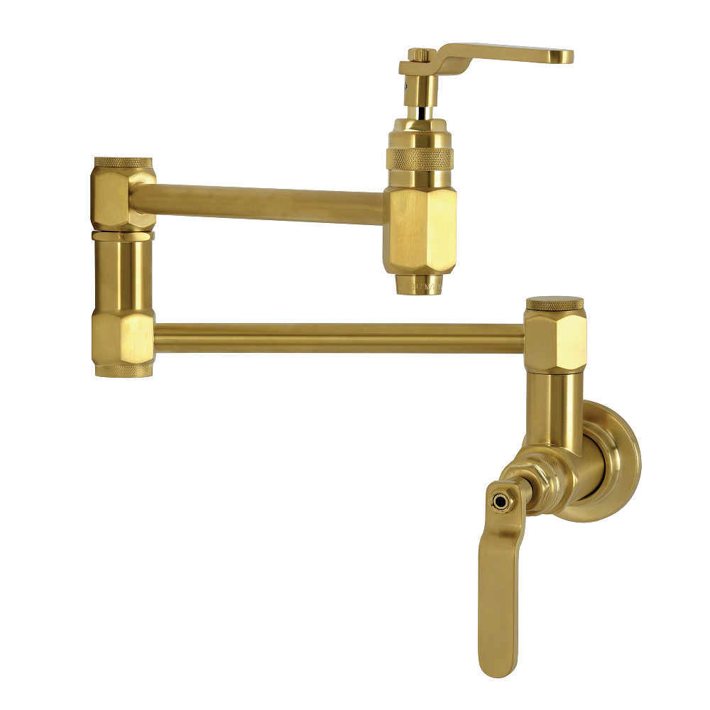 Whitaker Pot Filler Faucet in Brushed Brass