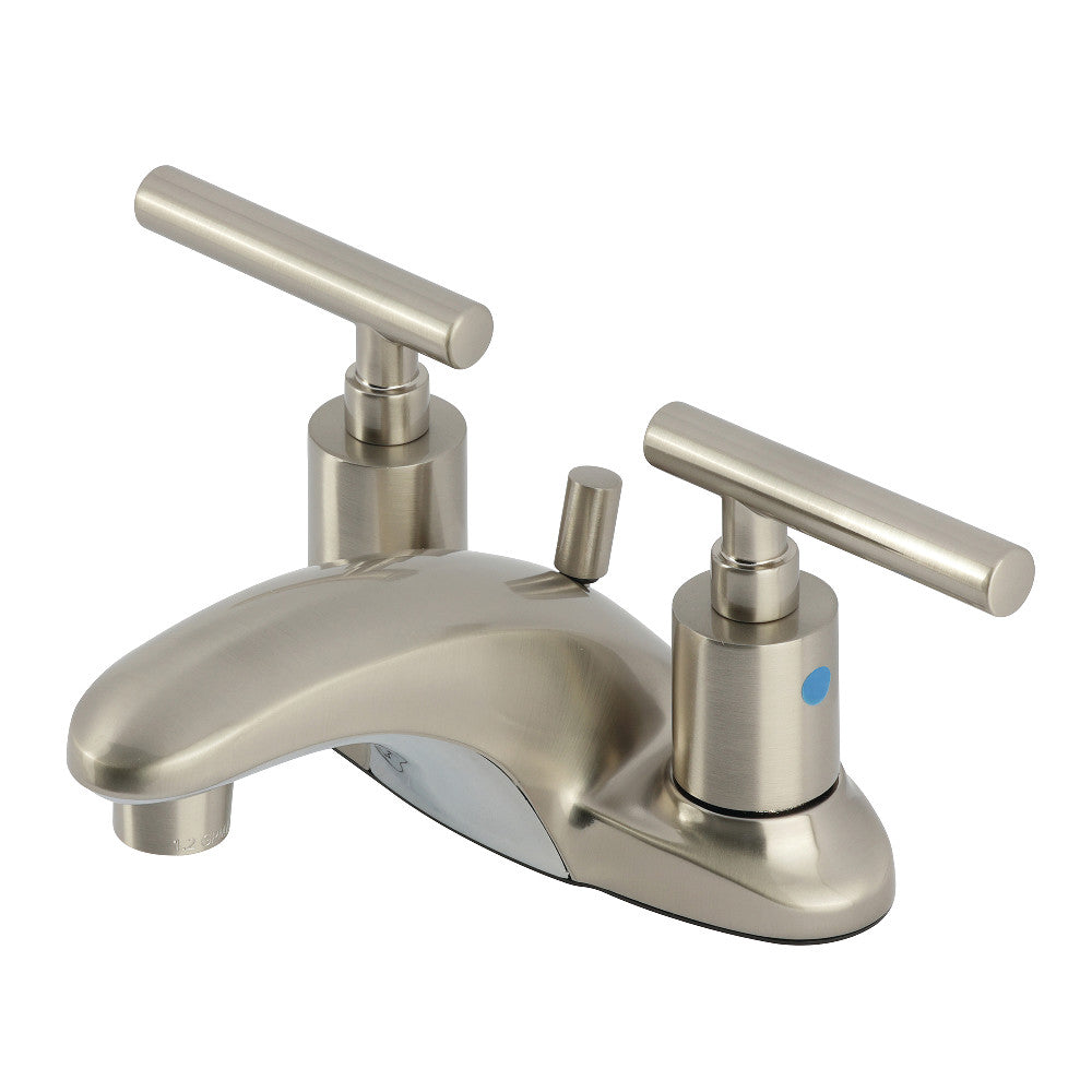 Manhattan 4 Inch Centerset Bathroom Faucet in Brushed Nickel