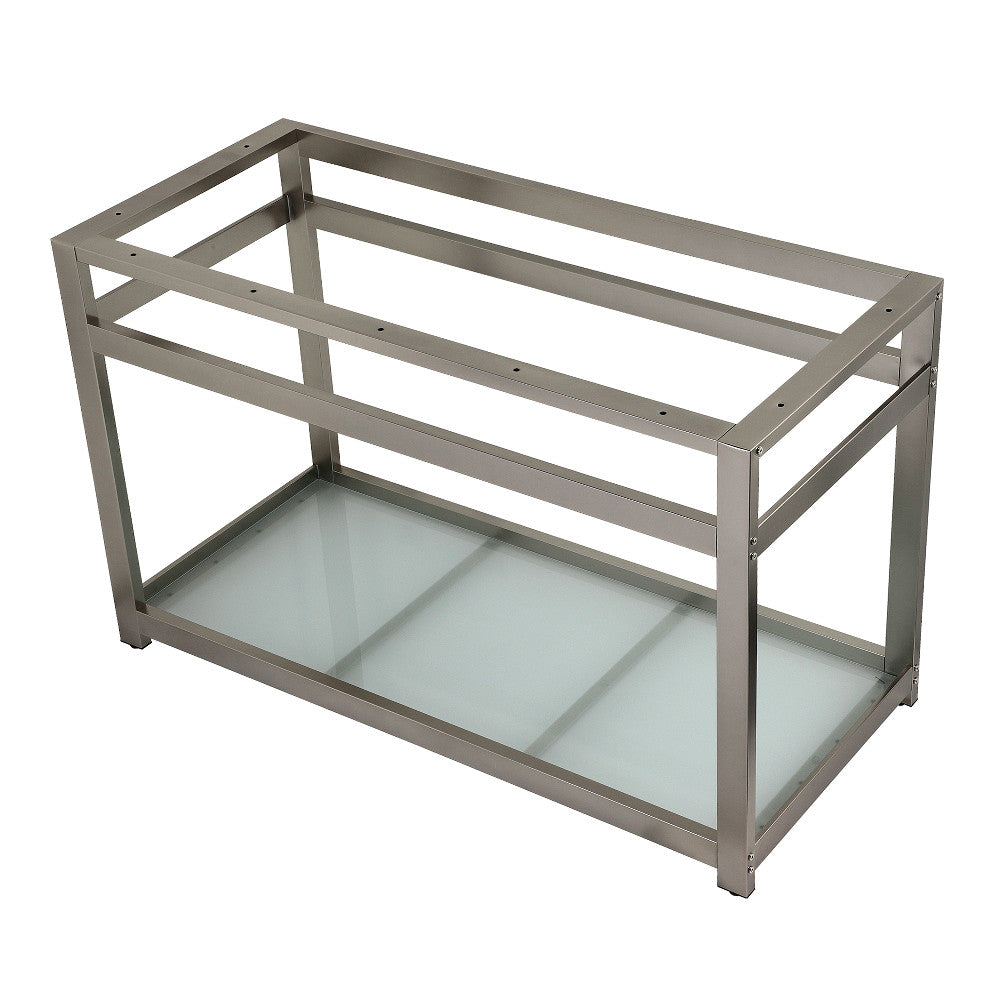 Kingston Commercial 49 Inch Console Sink in Brushed Nickel